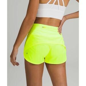 Lululemon Speed Up High-Rise Lined Short 2.5" Highlight Yellow